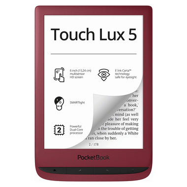 Pocketbook Touch Lux 5 E Book Reader 8 Gb Memory 15 24 Cm